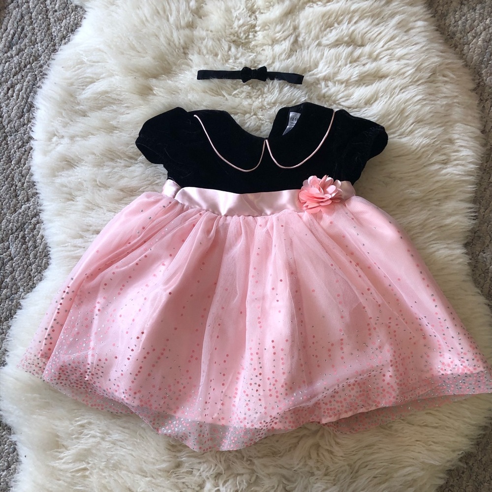Baby Dress and Matching Headband.